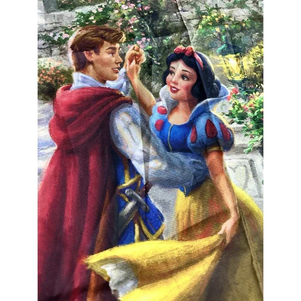 Snow White Dancing In The Sunlight Fabric Panel Disney X Thomas Kinkade Studios